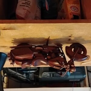 Wooden v twin motorcycle